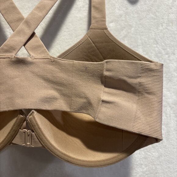 Spanx Women's Smooth Bra-llelujah Lightly Lined Crossback Bra 38DD Beige Nude - Picture 10 of 15